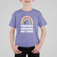 Gun Violence Awareness T Shirt For Kid Protect Children Not Guns In June We Wear Orange Day End Gun Violence Rainbow - Wonder Print Shop