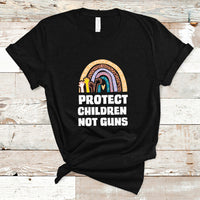 Gun Violence Awareness T Shirt Protect Children Not Guns In June We Wear Orange Day End Gun Violence Rainbow - Wonder Print Shop