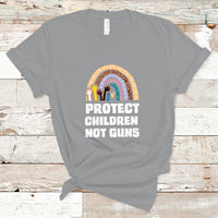 Gun Violence Awareness T Shirt Protect Children Not Guns In June We Wear Orange Day End Gun Violence Rainbow - Wonder Print Shop