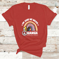 Gun Violence Awareness T Shirt In June We Wear Orange End Gun Violence Awareness Rainbow - Wonder Print Shop