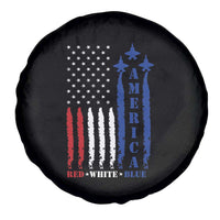 American Patriotic Spare Tire Cover 4th of July Red White And Blue US Flag