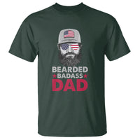 Funny Patriots American Men Bearded Badass Dad T Shirt - Wonder Print Shop