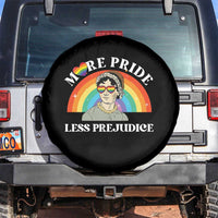 Gay Pride Spare Tire Cover More Pride Less Prejudice LGBT Pride Month - Wonder Print Shop