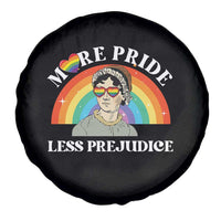 Gay Pride Spare Tire Cover More Pride Less Prejudice LGBT Pride Month - Wonder Print Shop