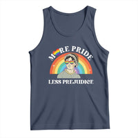 Gay Pride Tank Top More Pride Less Prejudice LGBT Pride Month - Wonder Print Shop