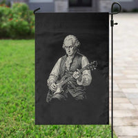 George Washington Rock Star Portrait Garden Flag Funny Electric Guitar Player Founding Father Patriotic Graphic