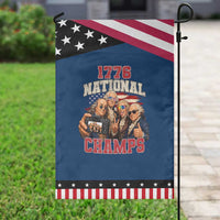 1776 National Champs Funny Founding Fathers Selfie Graphic Patriotic Garden Flag George Washington and Ben Franklin Cool Sunglasses