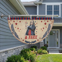 And Bake Funny Benjamin Franklin Graphic Matching Patriotic Fan Flag Vintage Founding Father Distressed Stars and Lightning Bolts Dynamic Duo