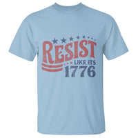 Resist Like Its 1776 T Shirt Vintage Distressed Patriotic Political Satire Graphic