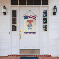 Resist Like Its 1776 Folk Art Floral Botanical Graphic Patriotic Garden Flag Statement Political Satire