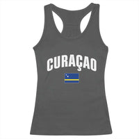 Curaçao National Flag Classic Heritage Racerback Tank Top Caribbean Pride Souvenir