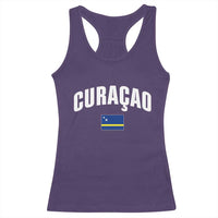 Curaçao National Flag Classic Heritage Racerback Tank Top Caribbean Pride Souvenir