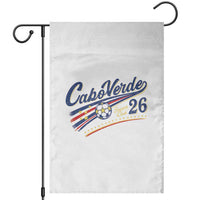 Cabo Verde Soccer Club 26 National Pride Garden Flag Cape Verde Football Fans Retro Sporty Est. 2026