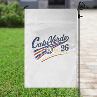 Cabo Verde Soccer Club 26 National Pride Garden Flag Cape Verde Football Fans Retro Sporty Est. 2026