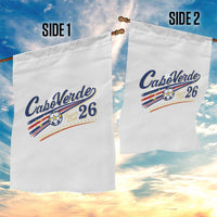 Cabo Verde Soccer Club 26 National Pride Garden Flag Cape Verde Football Fans Retro Sporty Est. 2026