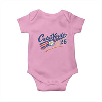 Cabo Verde Soccer Club 26 National Pride Baby Onesie Cape Verde Football Fans Retro Sporty Est. 2026 TS02
