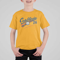 Cabo Verde Soccer Club 26 National Pride T Shirt For Kid Cape Verde Football Fans Retro Sporty Est. 2026 TS02