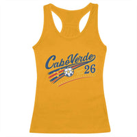 Cabo Verde Soccer Club 26 National Pride Racerback Tank Top Cape Verde Football Fans Retro Sporty Est. 2026 TS02