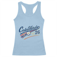 Cabo Verde Soccer Club 26 National Pride Racerback Tank Top Cape Verde Football Fans Retro Sporty Est. 2026