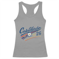 Cabo Verde Soccer Club 26 National Pride Racerback Tank Top Cape Verde Football Fans Retro Sporty Est. 2026
