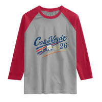 Cabo Verde Soccer Club 26 National Pride Raglan Shirt Cape Verde Football Fans Retro Sporty Est. 2026