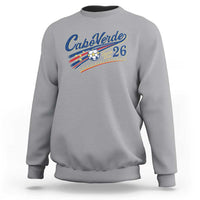 Cabo Verde Soccer Club 26 National Pride Sweatshirt Cape Verde Football Fans Retro Sporty Est. 2026 TS02