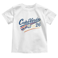 Cabo Verde Soccer Club 26 National Pride Toddler T Shirt Cape Verde Football Fans Retro Sporty Est. 2026 TS02