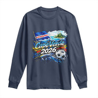 Cape Verde Soccer 2026 Island Flag Long Sleeve Shirt Cabo Verde Football Team Fans Tropical Pride Gift