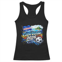 Cape Verde Soccer 2026 Island Flag Racerback Tank Top Cabo Verde Football Team Fans Tropical Pride Gift