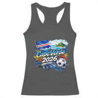 Cape Verde Soccer 2026 Island Flag Racerback Tank Top Cabo Verde Football Team Fans Tropical Pride Gift