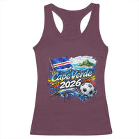 Cape Verde Soccer 2026 Island Flag Racerback Tank Top Cabo Verde Football Team Fans Tropical Pride Gift