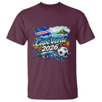 Cape Verde Soccer 2026 Island Flag T Shirt Cabo Verde Football Team Fans Tropical Pride Gift