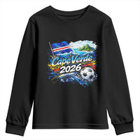 Cape Verde Soccer 2026 Island Flag Youth Sweatshirt Cabo Verde Football Team Fans Tropical Pride Gift