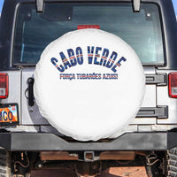 Forca Tubaroes Azuis Cabo Verde National Pride Spare Tire Cover Cape Verde Football Fans Blue Sharks Heritage