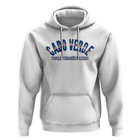 Forca Tubaroes Azuis Cabo Verde National Pride Hoodie Cape Verde Football Fans Blue Sharks Heritage