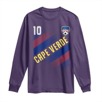 Cape Verde Soccer Jersey Style National Pride Long Sleeve Shirt Cabo Verde Football Fans Number 10 Athletic