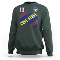 Cape Verde Soccer Jersey Style National Pride Sweatshirt Cabo Verde Football Fans Number 10 Athletic