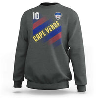 Cape Verde Soccer Jersey Style National Pride Sweatshirt Cabo Verde Football Fans Number 10 Athletic
