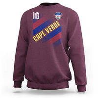 Cape Verde Soccer Jersey Style National Pride Sweatshirt Cabo Verde Football Fans Number 10 Athletic