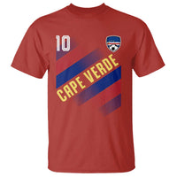 Cape Verde Soccer Jersey Style National Pride T Shirt Cabo Verde Football Fans Number 10 Athletic