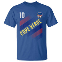 Cape Verde Soccer Jersey Style National Pride T Shirt Cabo Verde Football Fans Number 10 Athletic