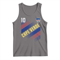 Cape Verde Soccer Jersey Style National Pride Tank Top Cabo Verde Football Fans Number 10 Athletic