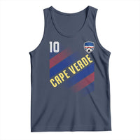 Cape Verde Soccer Jersey Style National Pride Tank Top Cabo Verde Football Fans Number 10 Athletic