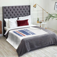 Cabo Verde Distressed Flag National Pride Throw Blanket Cape Verde Heritage Pride Retro Grunge Graphic