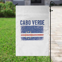 Cabo Verde Distressed Flag National Pride Garden Flag Cape Verde Heritage Pride Retro Grunge Graphic