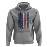 Cape Verde Vertical Brush Stroke Flag Graphic Hoodie Cabo Verde National Pride Artistic Gift