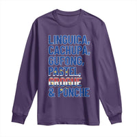 Cape Verde Traditional Food & Drinks List Long Sleeve Shirt Cabo Verdean Cachupa Grogue Heritage Gift