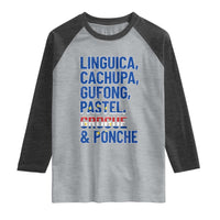 Cape Verde Traditional Food & Drinks List Raglan Shirt Cabo Verdean Cachupa Grogue Heritage Gift