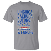 Cape Verde Traditional Food & Drinks List T Shirt Cabo Verdean Cachupa Grogue Heritage Gift