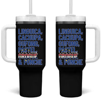 Cape Verde Traditional Food & Drinks List Tumbler With Handle Cabo Verdean Cachupa Grogue Heritage Gift
